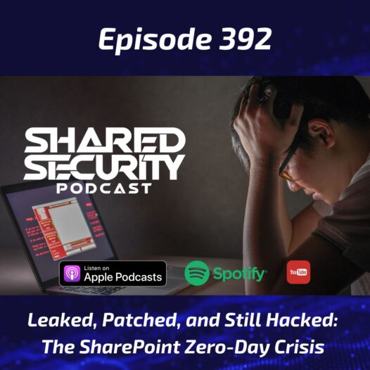 This episode explores the fallout from a critical SharePoint zero-day vulnerability, examining how flawed patches, government agency breaches, and possible leaks from Microsoft’s MAPP program highlight ongoing challenges in cybersecurity and trust.