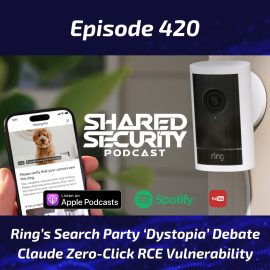 This episode examines Ring's controversial AI-powered Search Party feature that sparked dystopian surveillance concerns during the Super Bowl, and explores a zero-click security vulnerability in Claude Desktop's AI assistant capabilities that highlights the risks of giving AI systems unfettered access to personal accounts.